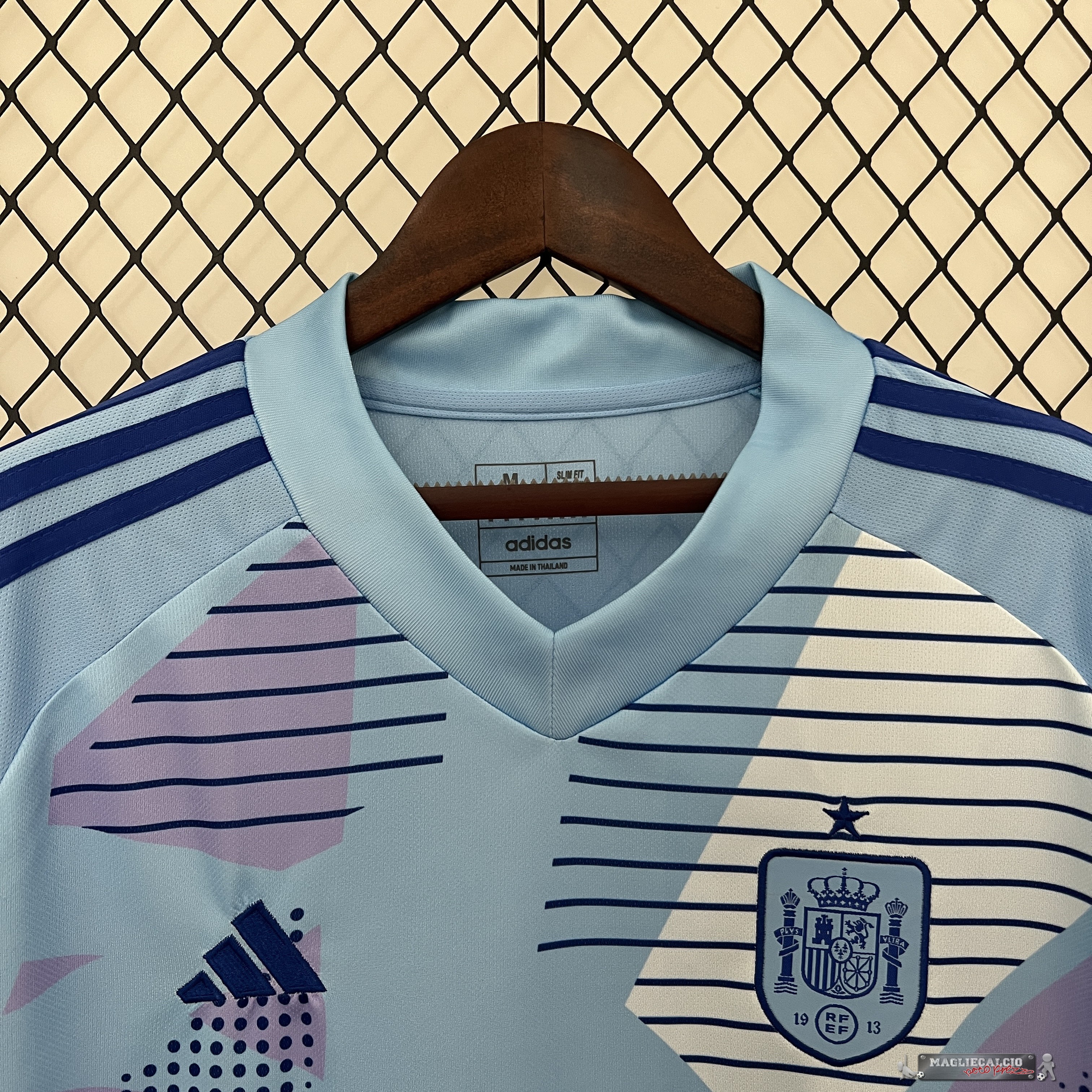 Tailandia Portiere Maglia Calcio Spagna 2024 Azul