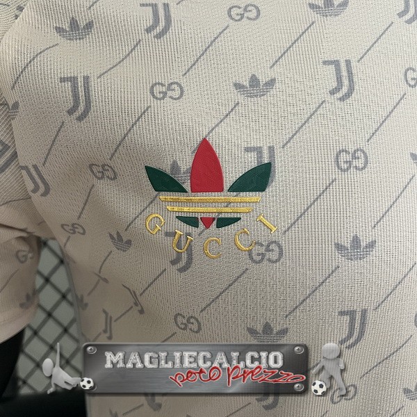Tailandia Speciale Giocatori Maglia Calcio Juventus 2024-25 Amarillo