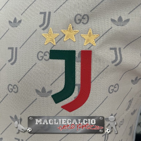 Tailandia Speciale Giocatori Maglia Calcio Juventus 2024-25 Amarillo