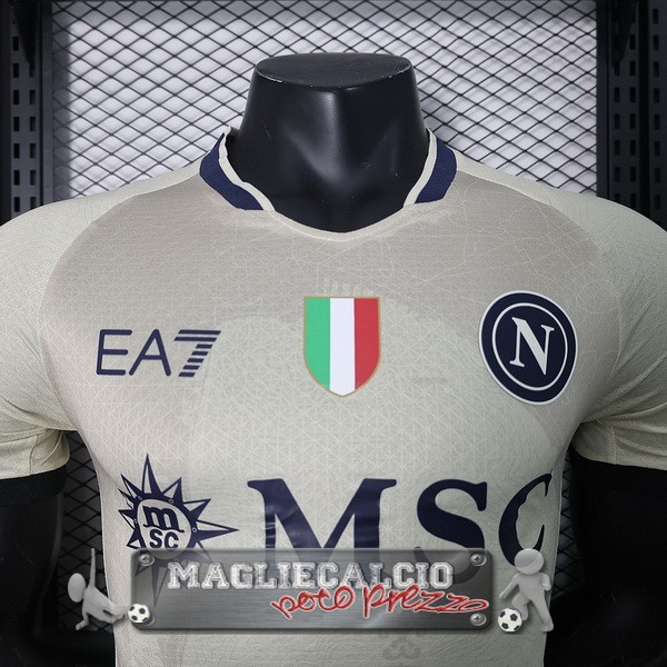 Tailandia Speciale Giocatori Maglia Calcio Napoli 2023-24 Amarillo
