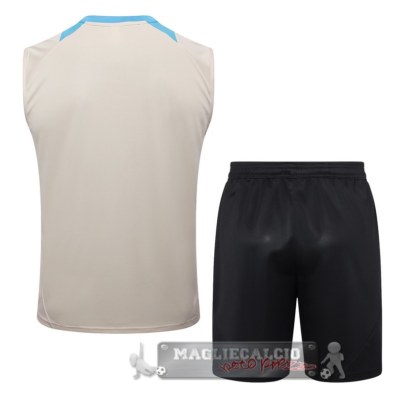 Formazione Senza Maniche Set Completo Argentina 2024 Giallo Blu Nero