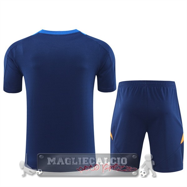 Formazione Set Completo Juventus 2024 2025 Blu Navy Arancione