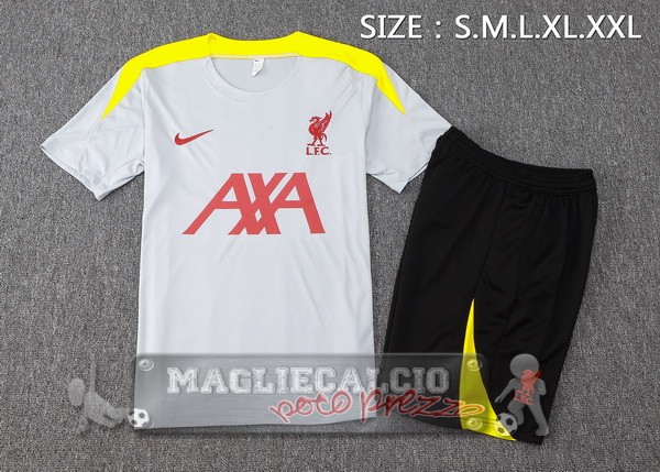 Formazione Set Completo Liverpool 2024 2025 Grigio Giallo Nero