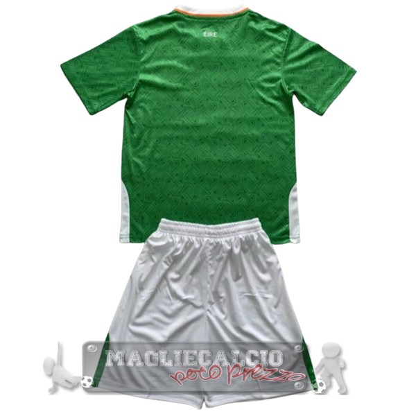 Irlanda Set Completo Bambino Maglia Calcio Home 2024