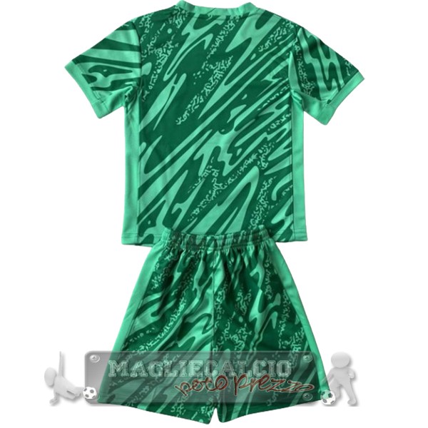 Maglia Calcio Set Completo Uomo Brasile Portiere 2024 Verde