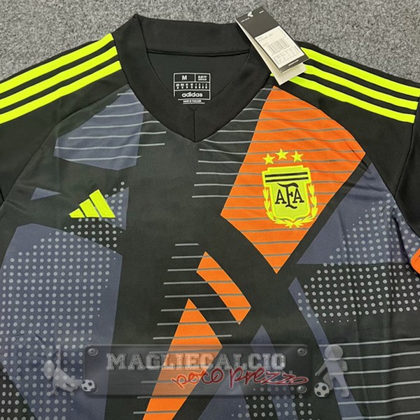 Thailandia Portiere Maglia Calcio Argentina 2024 Nero