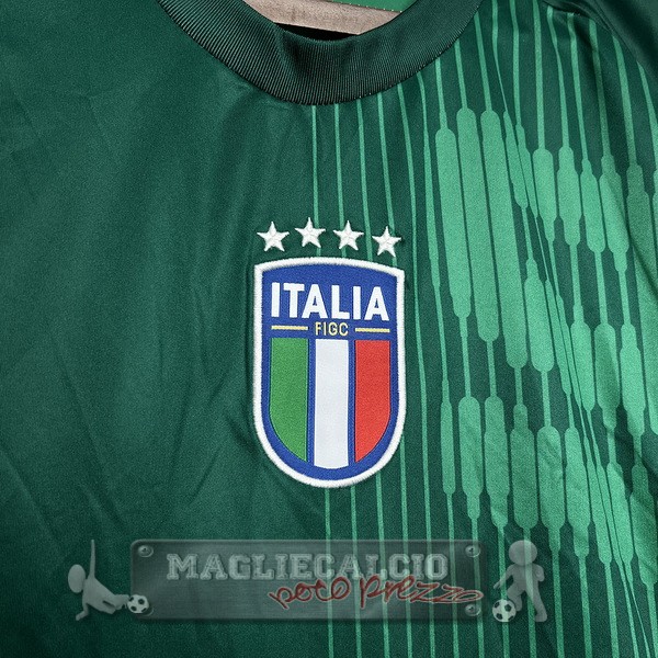 Thailandia Pre partita Maglia Calcio Italia 2024 Verde