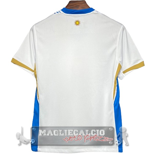 Thailandia Pre partita Maglia Calcio Uruguay 2024 Blanco