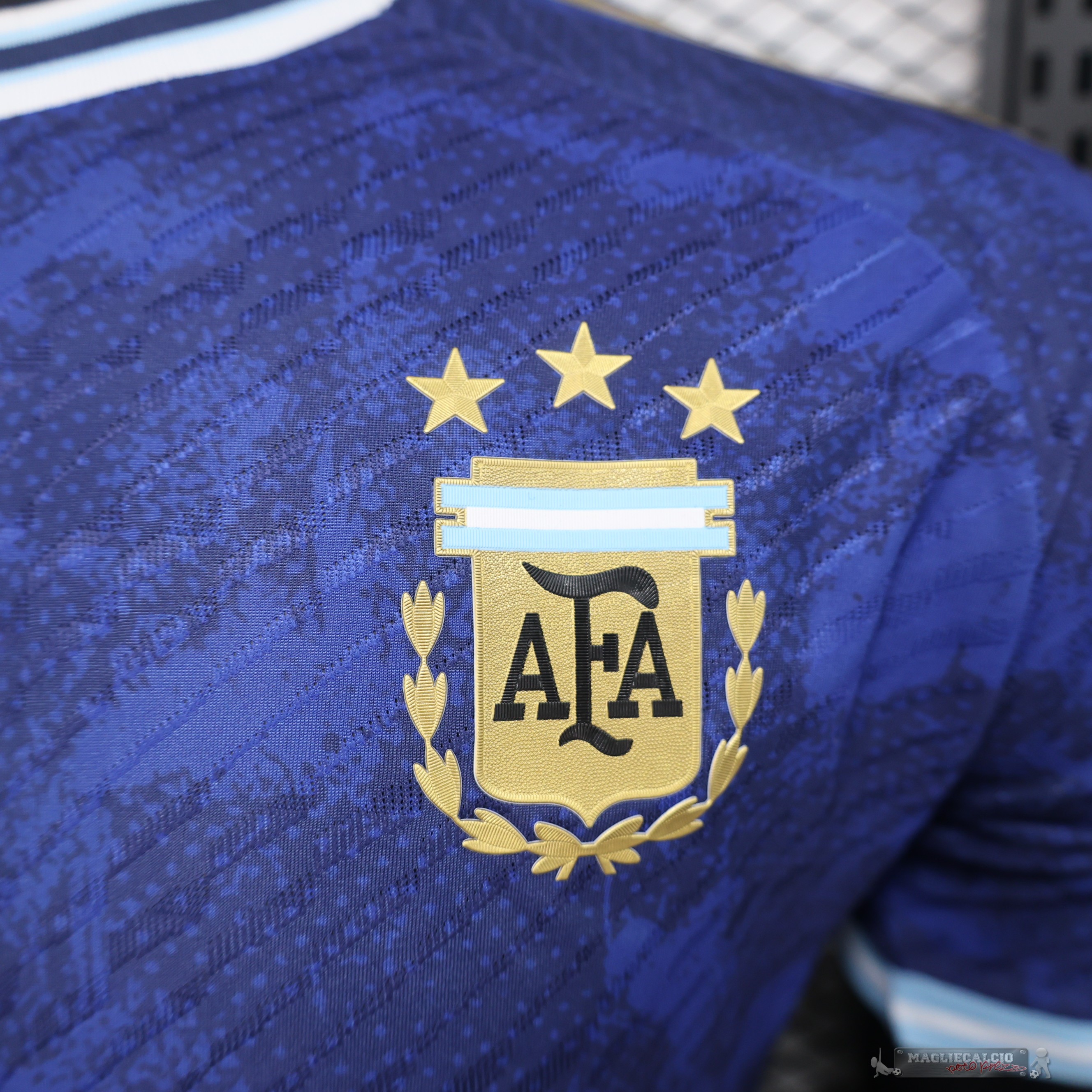 Thailandia speciale Giocatori Maglia Calcio Argentina 2024 Blu