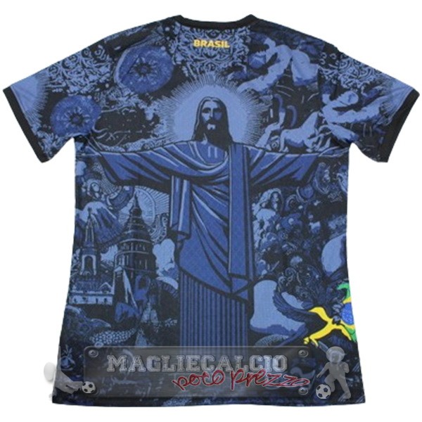 Thailandia speciale Maglia Calcio Brasile 2024 Blu Navy