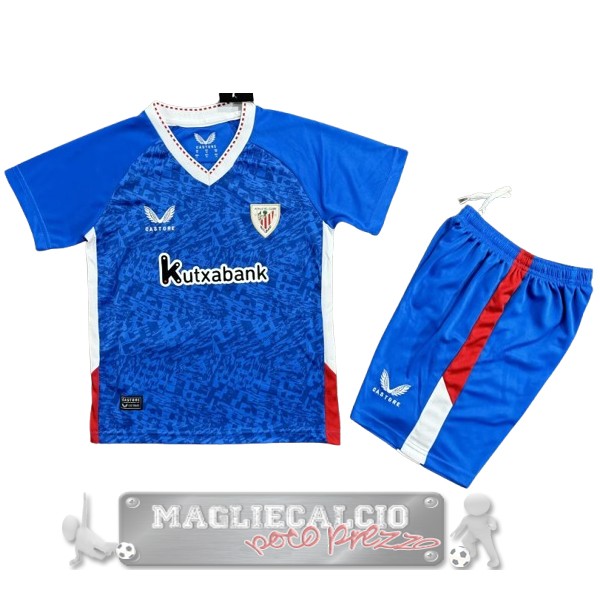 Away Conjunto De Bambino Athletic Bilbao 2024 2025 Blu