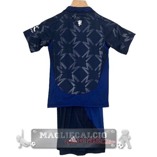 Away Conjunto De Bambino Manchester United 2024 2025 Blu