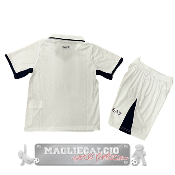 Away Conjunto De Bambino Napoli 2024 2025 Bianco