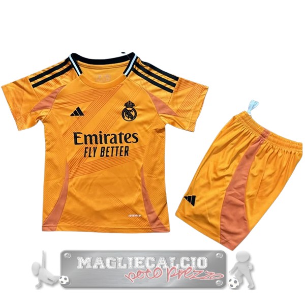 Away Conjunto De Bambino Real Madrid 2024 2025 Arancione