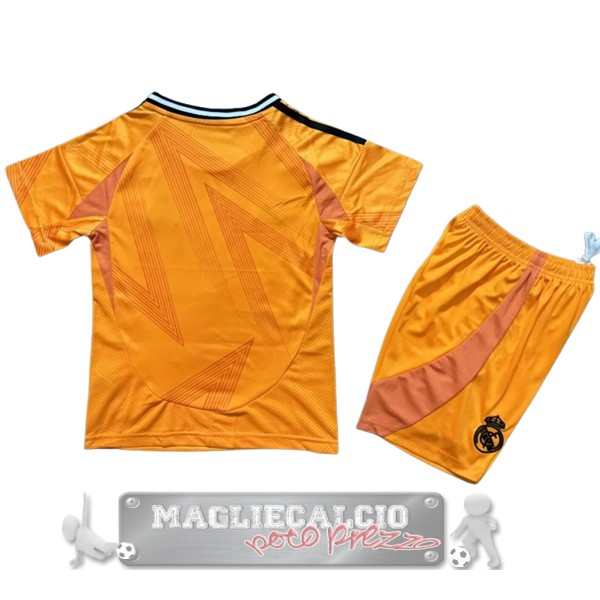 Away Conjunto De Bambino Real Madrid 2024 2025 Arancione