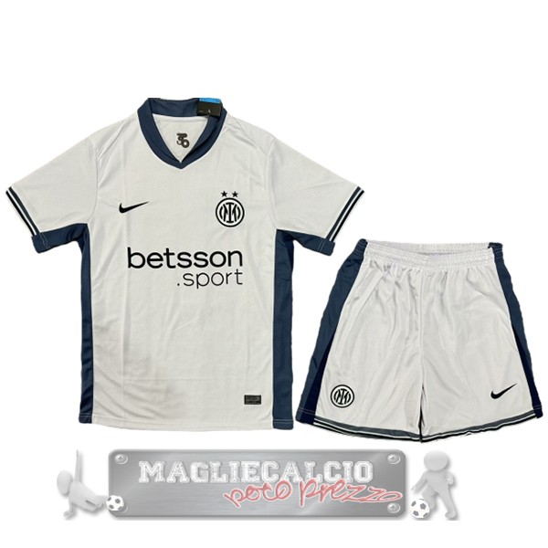 Away Conjunto De Uomo Inter Milán 2024 2025 Bianco