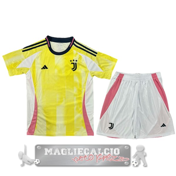 Away Conjunto De Uomo Juventus 2024 2025 Giallo Bianco