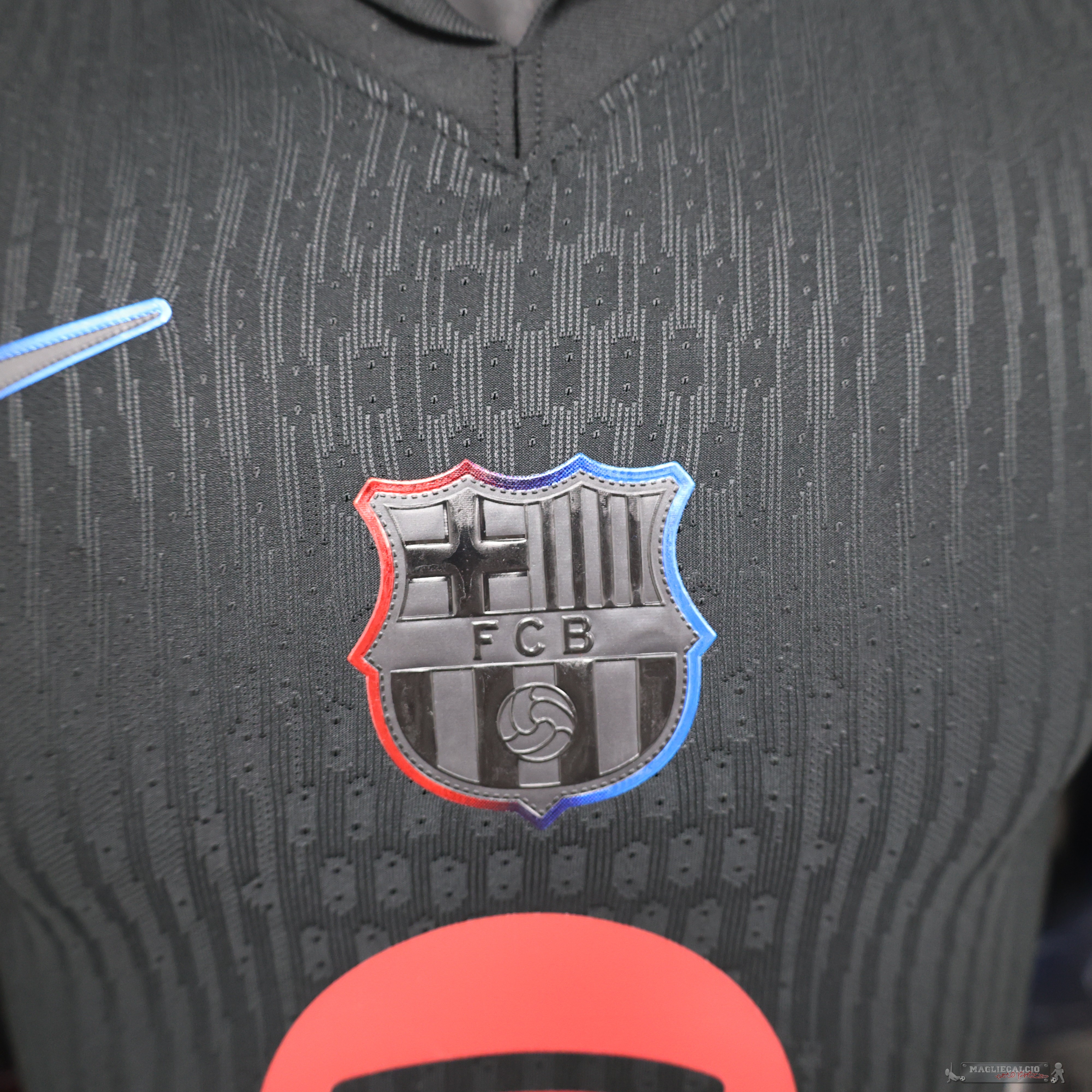 Away Giocatori Maglia Barcelona 2024 2025 I Nero