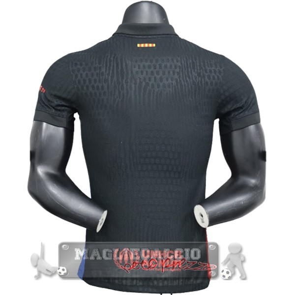 Away Giocatori Maglia Barcelona 2024 2025 Nero