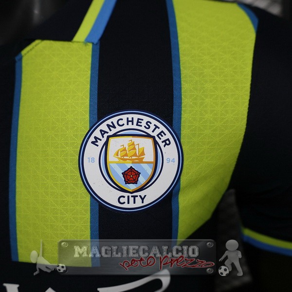 Away Giocatori Maglia Manchester City 2024 2025 Verde