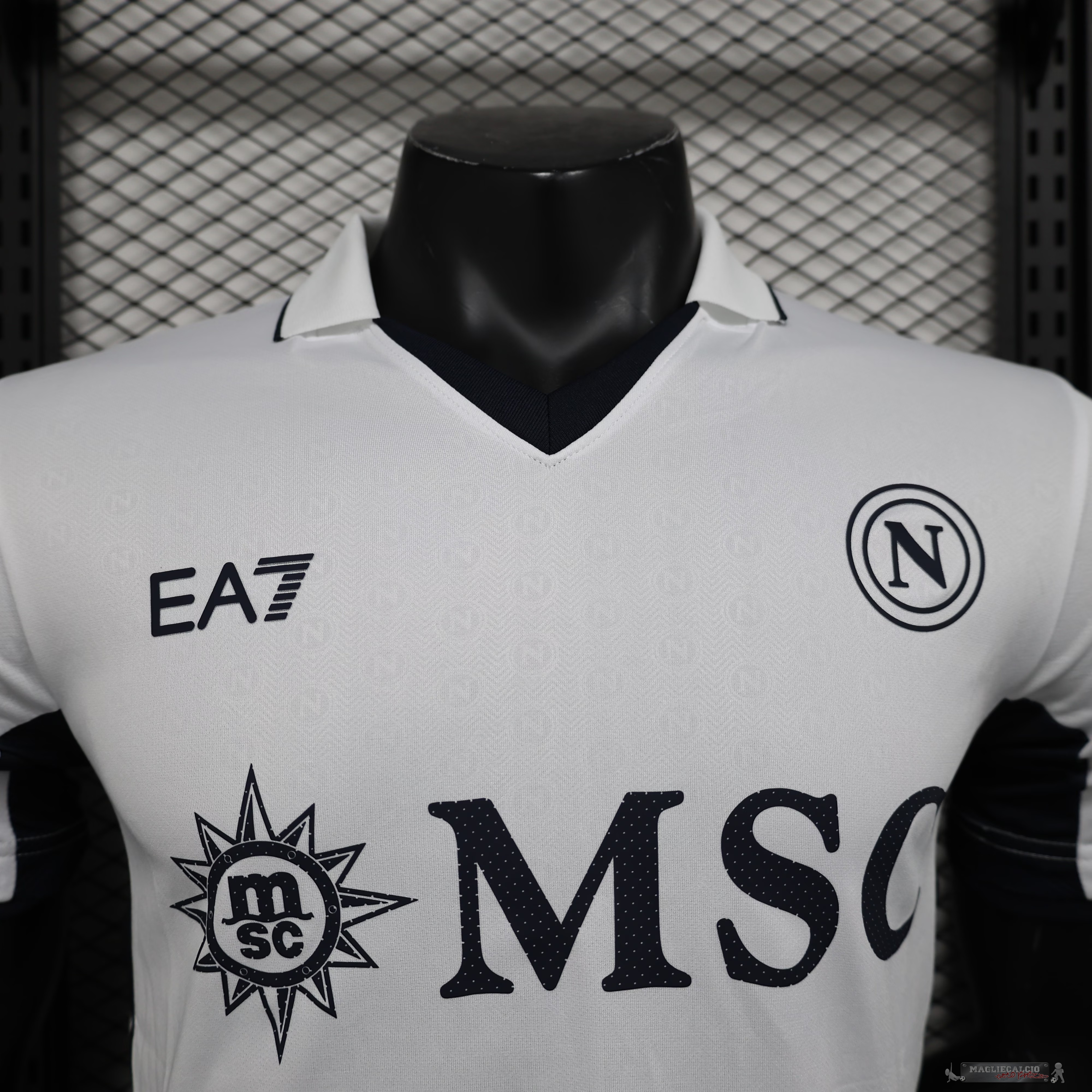 Away Giocatori Maglia Napoli 2024 2025 Bianco