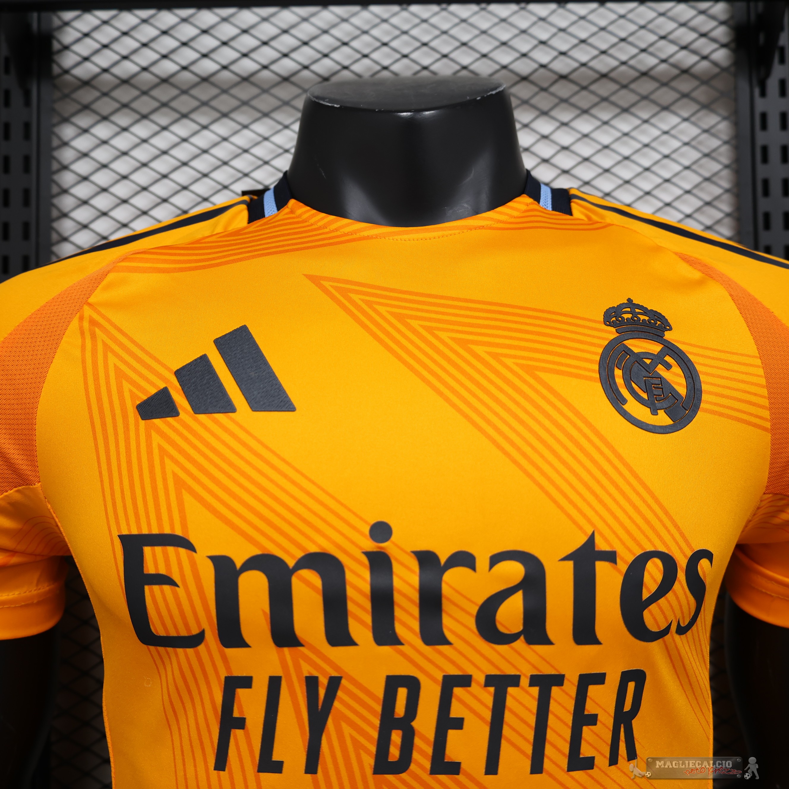 Away Giocatori Maglia Real Madrid 2024 2025 Arancione