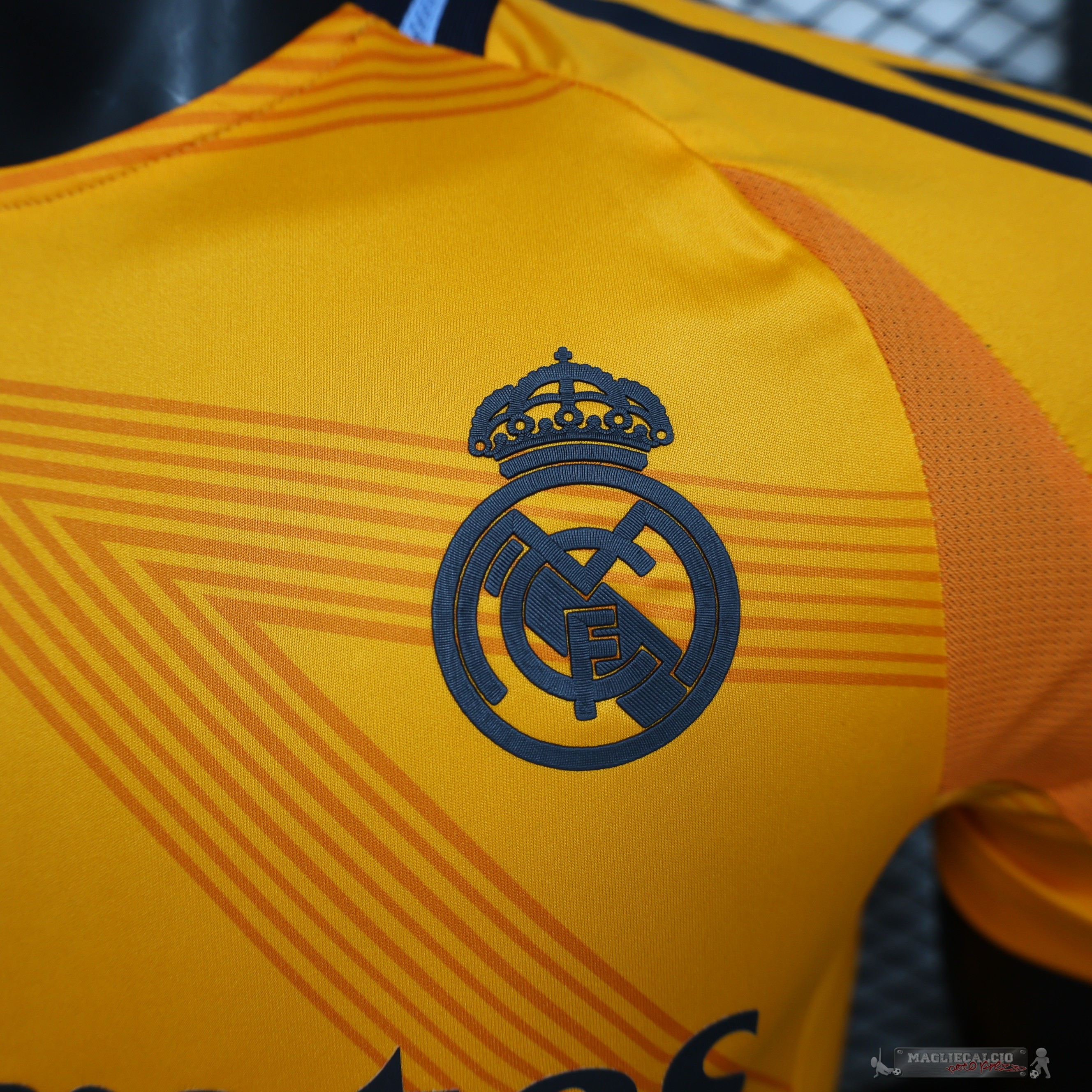 Away Giocatori Maglia Real Madrid 2024 2025 Arancione