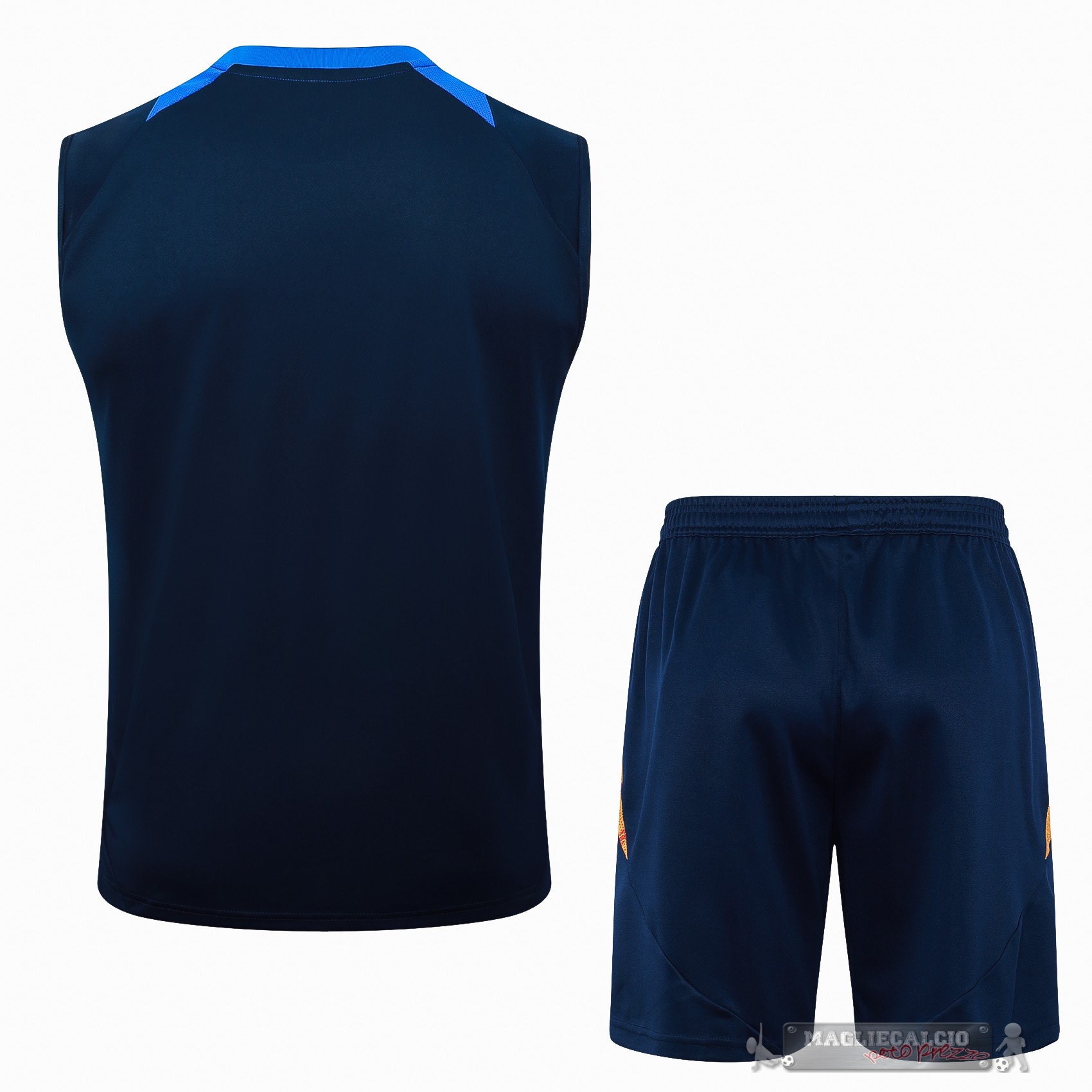 Formazione Senza Maniche Set Completo Juventus 2024 2025 Blu Navy
