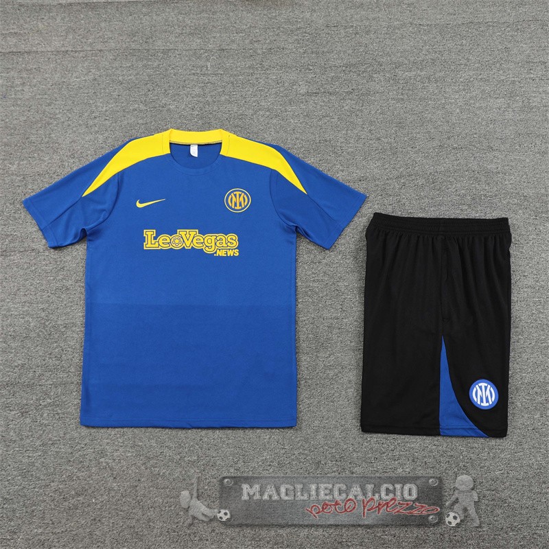 Formazione Set Completo Inter Milan 2024 2025 Blu Giallo Nero