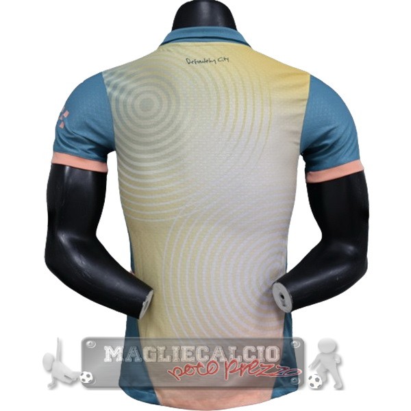 Fourth Giocatori Maglia Manchester City 2024 2025 Giallo