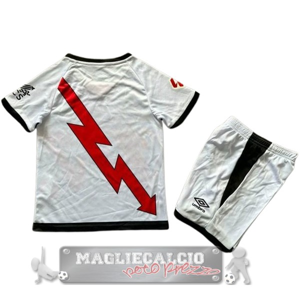 Home Conjunto De Bambino Rayo Vallecano 2024 2025 Bianco