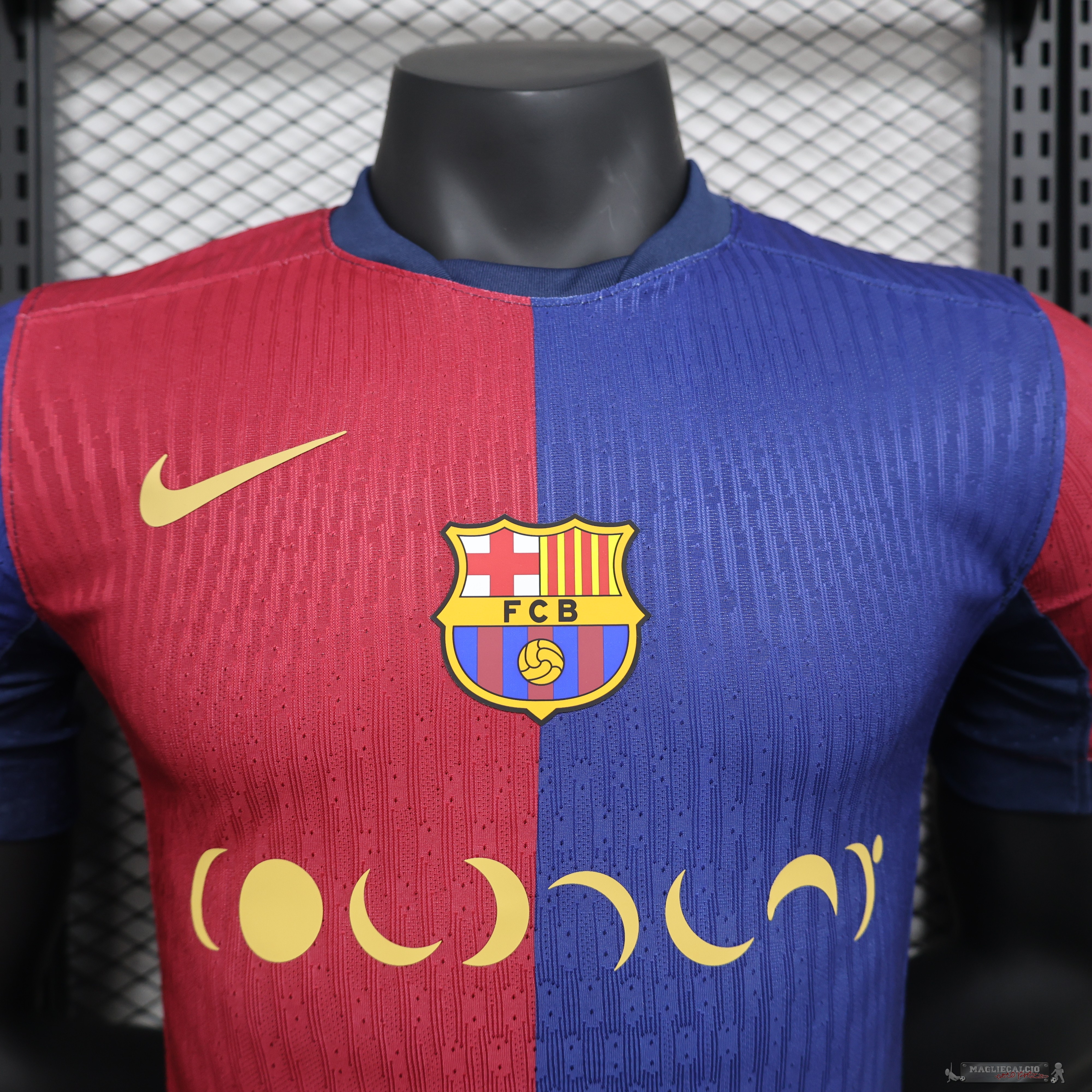 Home Giocatori Maglia Barcelona 2024 2025 Blu III Rosso