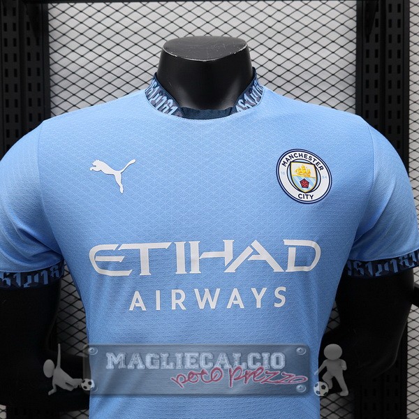 Home Giocatori Maglia Manchester City 2024 2025 Blu