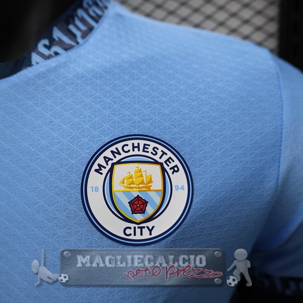 Home Giocatori Maglia Manchester City 2024 2025 Blu