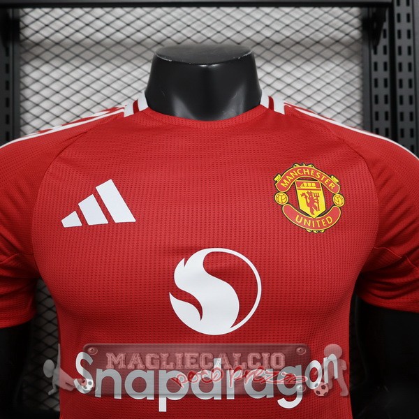 Home Giocatori Maglia Manchester United 2024 2025 Rosso