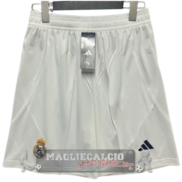 Home Pantaloni Real Madrid 2024 2025 Bianco