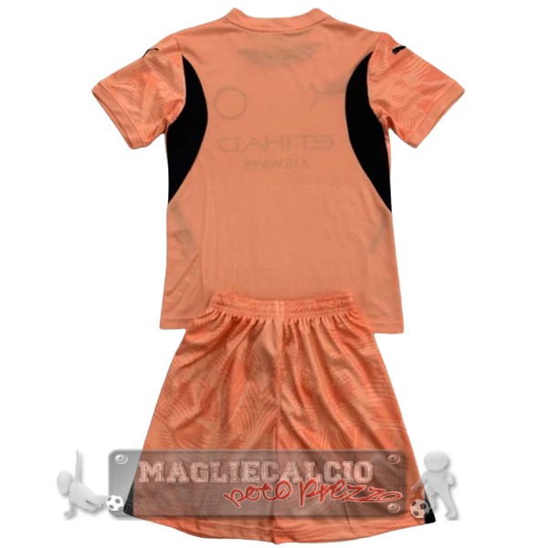 Portiere Conjunto De Bambino Manchester City 2024 2025 Arancione