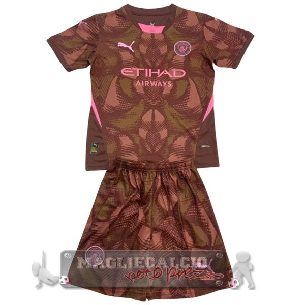 Portiere Conjunto De Uomo Manchester City 2024 2025 Borgogna