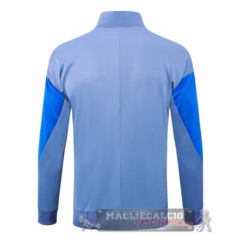 Set Completo Lunga Zip Giacca Inter Milan 2024 2025 Grigio I Blu