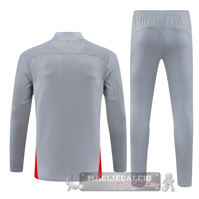 Set Completo Sudadera Formazione AC Milan 2024 2025 Grigio