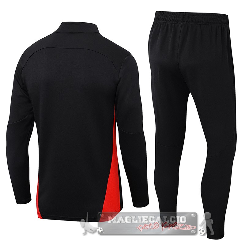 Set Completo Sudadera Formazione AC Milan 2024 2025 Nero