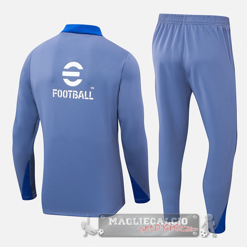 Set Completo Sudadera Formazione Inter Milan 2024 2025 Blu I Luce