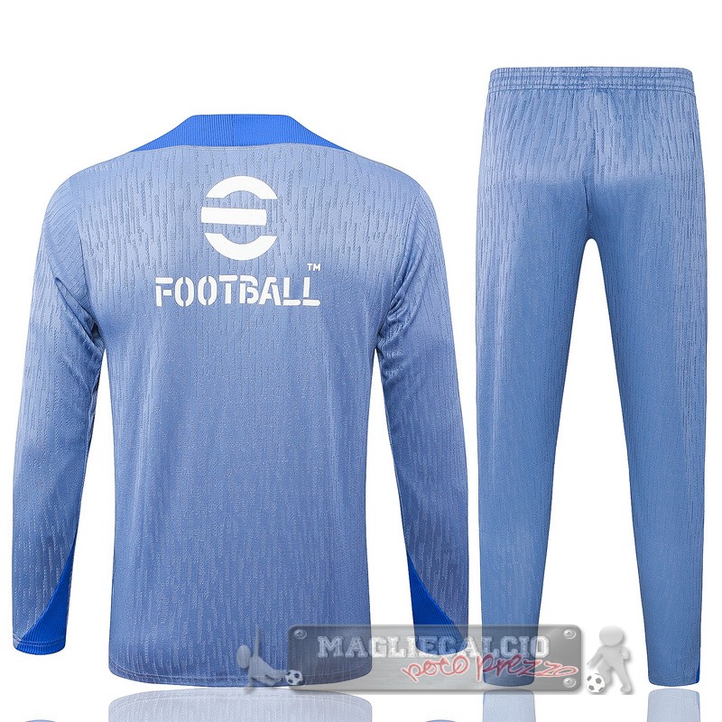 Set Completo Sudadera Formazione Inter Milan 2024 2025 Blu Luce