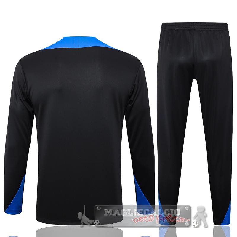 Set Completo Sudadera Formazione Inter Milan 2024 2025 Nero Blu