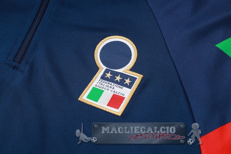 Set Completo Sudadera Formazione Italia 2024 Blu I Navy