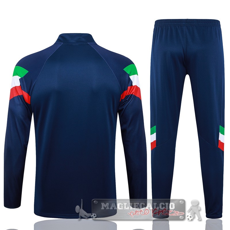 Set Completo Sudadera Formazione Italia 2024 Blu I Navy
