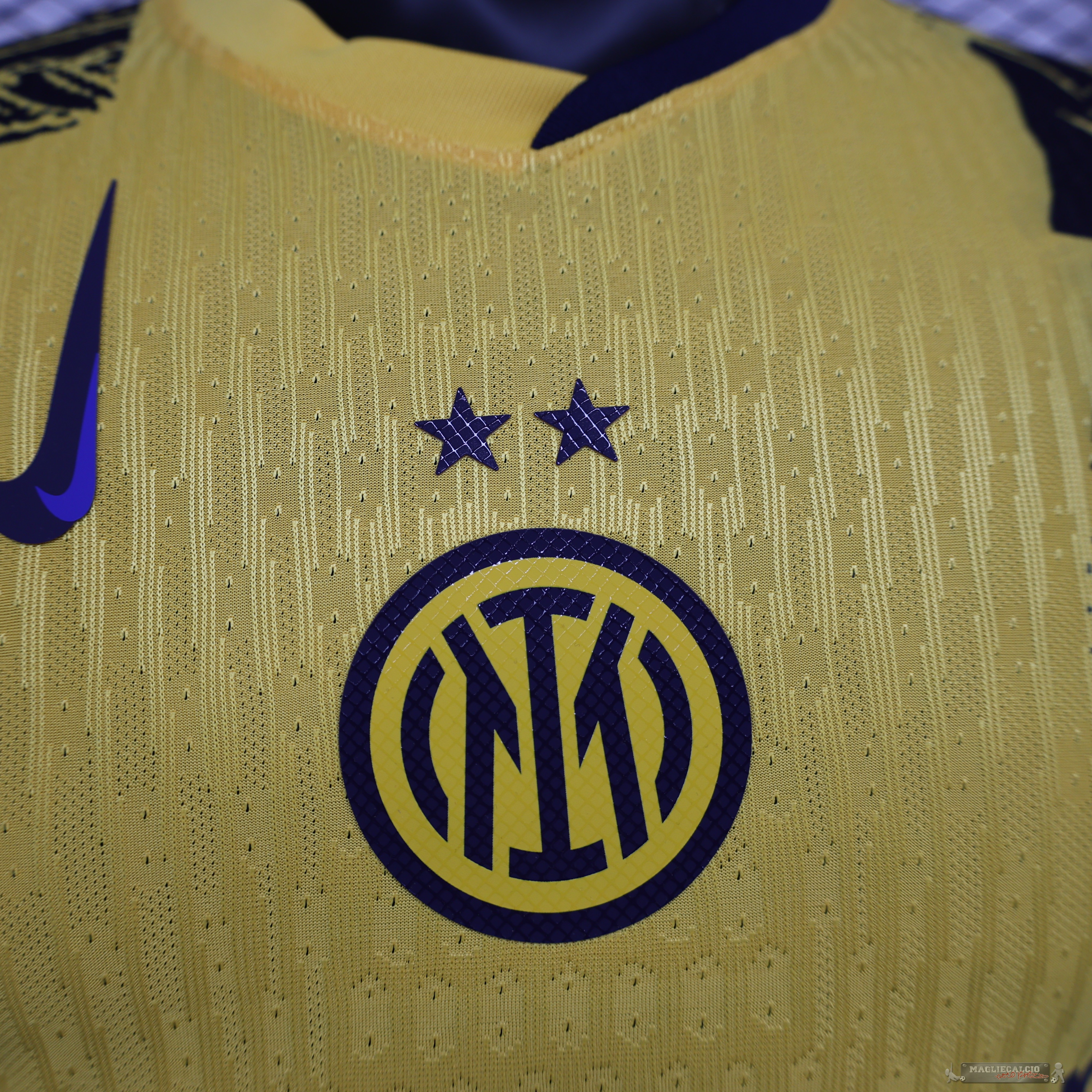Terza Giocatori Maglia Inter Milán 2024 2025 Giallo
