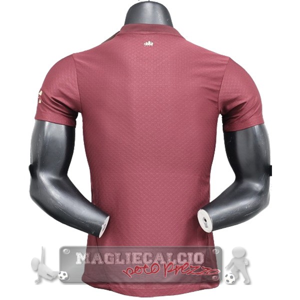 Terza Giocatori Maglia Manchester City 2024 2025 Rosso
