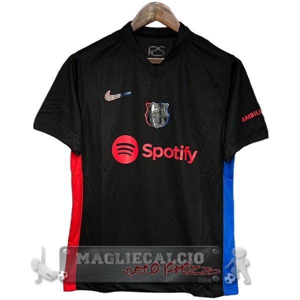 Thailandia Away Maglia Barcelona 2024 2025 Nero Rosso