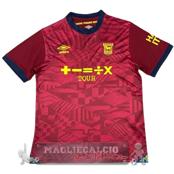 Thailandia Away Maglia Ipswich Town 2024 2025 Rosso